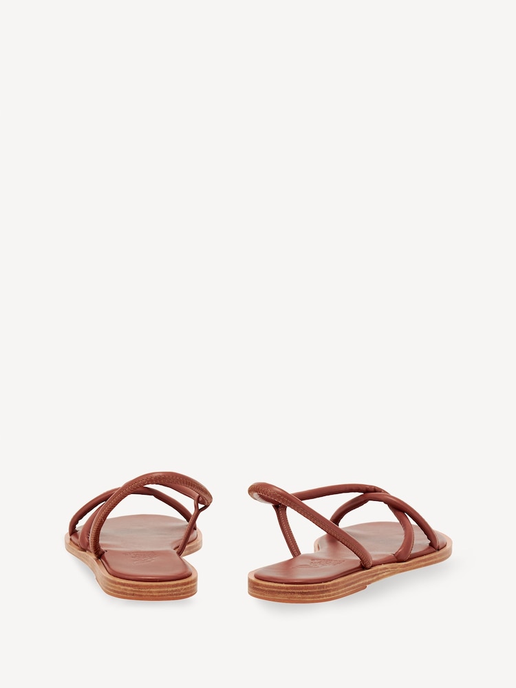 Ancient Greek Sandals Brown Bomba Leather Sandals - Image 2 of 3