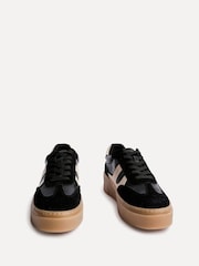 Черный - Linzi Kaia Lace Up Flatform Trainers - Image 3 of 5