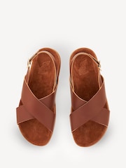 Ancient Greek Sandals Brown Ikesia Leather Sandals - Image 4 of 4