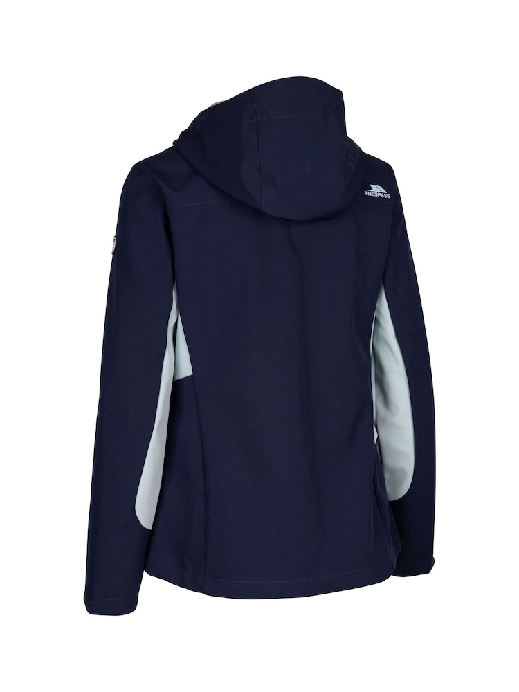 Trespass Female Blue Eckwood Softshell Jacket - Imagen 4 de 4 Trespass Female Blue Eckwood Softshell Jacket - Imagen 4 de 4