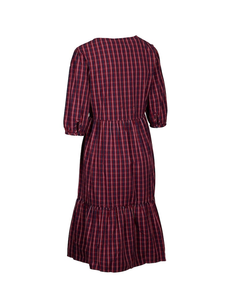 Trespass Female Red Helen 100% Cotton Casual Dress - Image 2 of 2