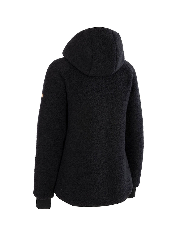 Trespass Female Reel Fleece Black Jacket - Image 2 of 2