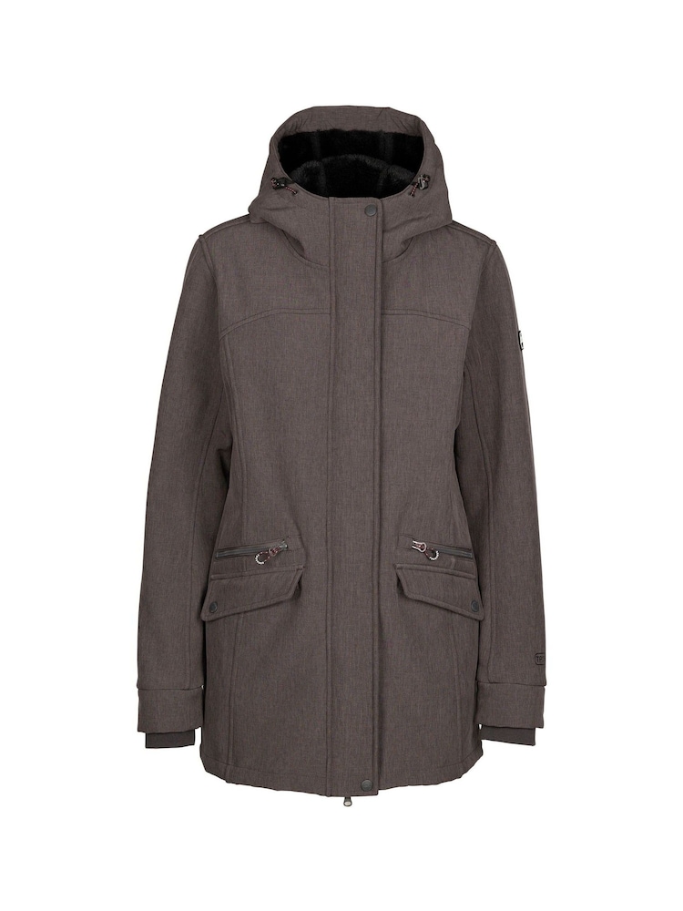 Trespass Female Grey Anza Softshell Jacket - Image 1 of 2 Trespass Female Grey Anza Softshell Jacket - Image 1 of 2