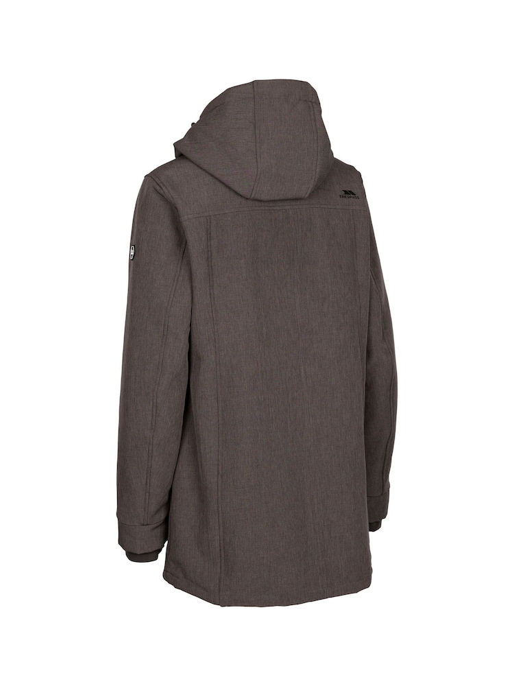 Trespass Female Grey Anza Softshell Jacket - Image 2 of 2 Trespass Female Grey Anza Softshell Jacket - Image 2 of 2