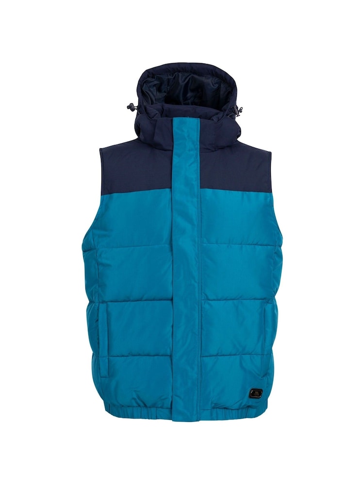 Trespass Male Blue Bruno Casual Gilet - Image 1 of 2