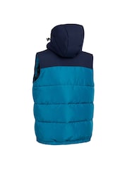 Trespass Male Blue Bruno Casual Gilet - Image 2 of 2