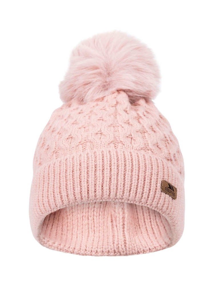 Trespass Pink Female Freja Hat - Image 2 of 2