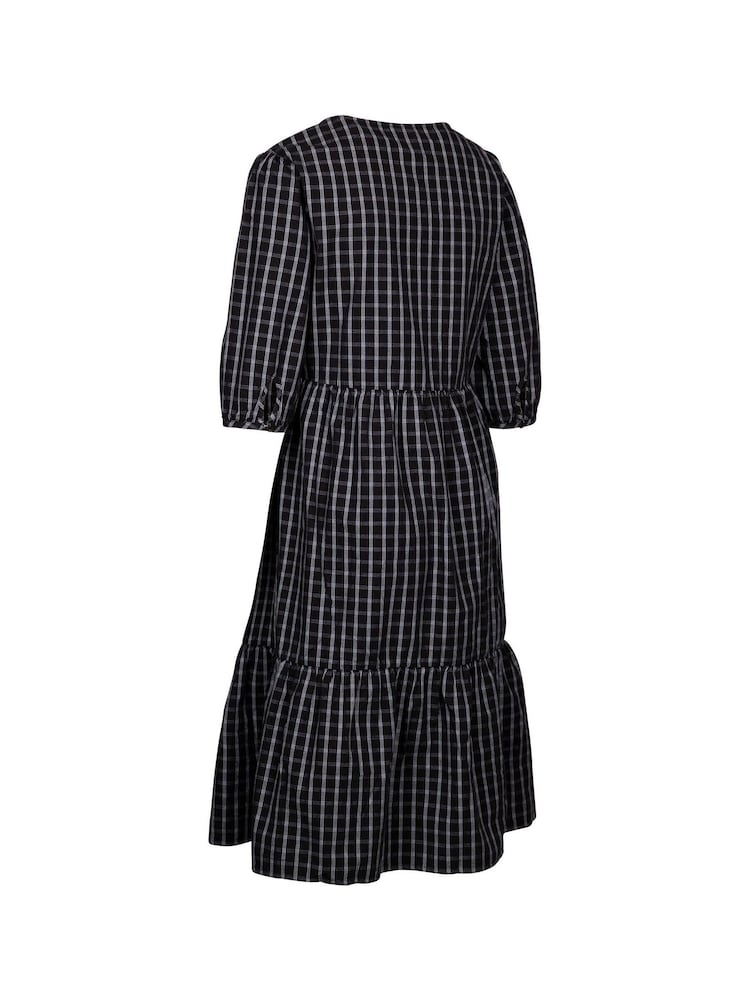 Trespass Female Helen Casual 100% Cotton Black Dress - Image 2 of 2