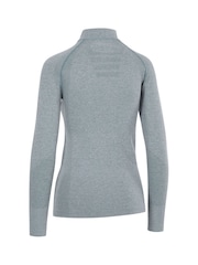Trespass Female Green Pelina Zip Active Top - Image 2 of 2
