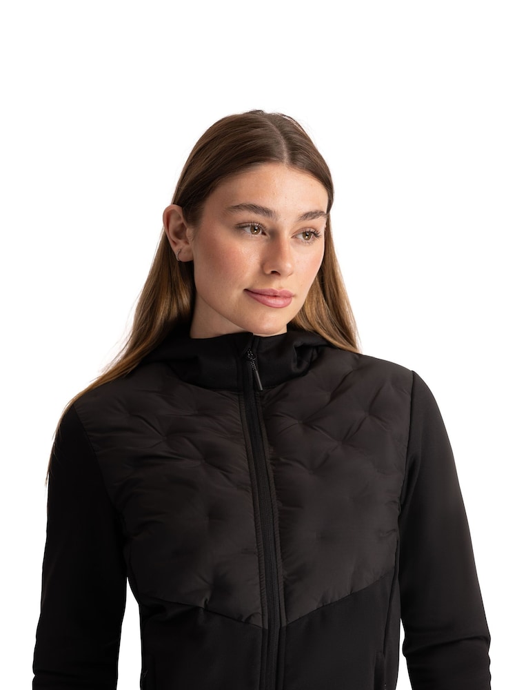 Trespass Marney Female Active Hybrid Black Jacket - Image 3 of 7