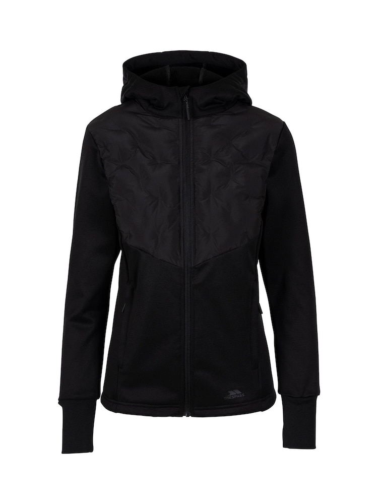 Trespass Marney Female Active Hybrid Black Jacket - Image 6 of 7