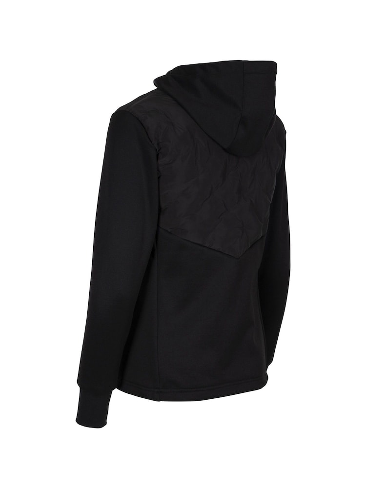 Trespass Marney Female Active Hybrid Black Jacket - Image 7 of 7 Trespass Marney Female Active Hybrid Black Jacket - Image 7 of 7