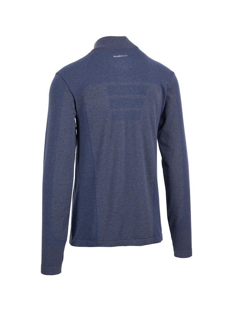 Trespass Male Blue Timso Active Seamless Sweatshirt - Image 2 of 2