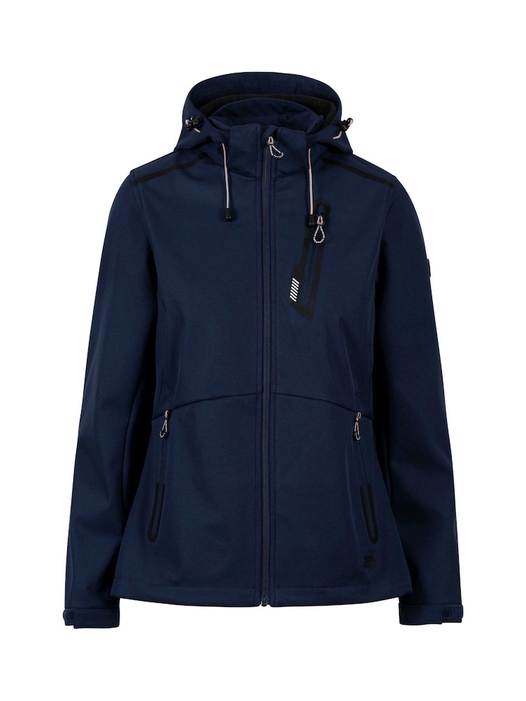 Trespass Female Blue Neman Softshell Jacket - Image 1 of 2