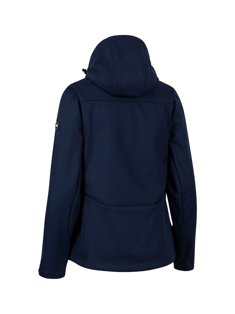 Trespass Female Blue Neman Softshell Jacket - Image 2 of 2