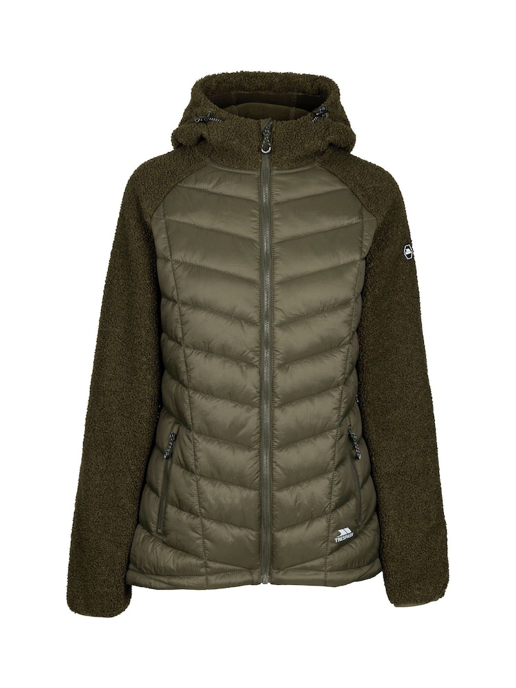 Trespass Female Green Wando Hybrid Jacket - Image 1 of 2
