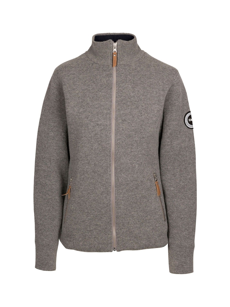 DLX Grey Female Grey Tinahely Knitted Casual Jacket - Image 1 of 2