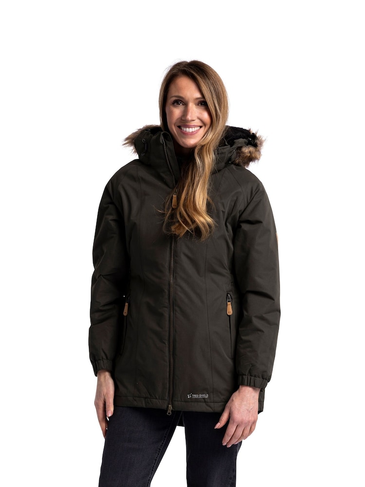 Trespass Женская зеленая куртка Celebrity TP50 - Изображение 1 из 6