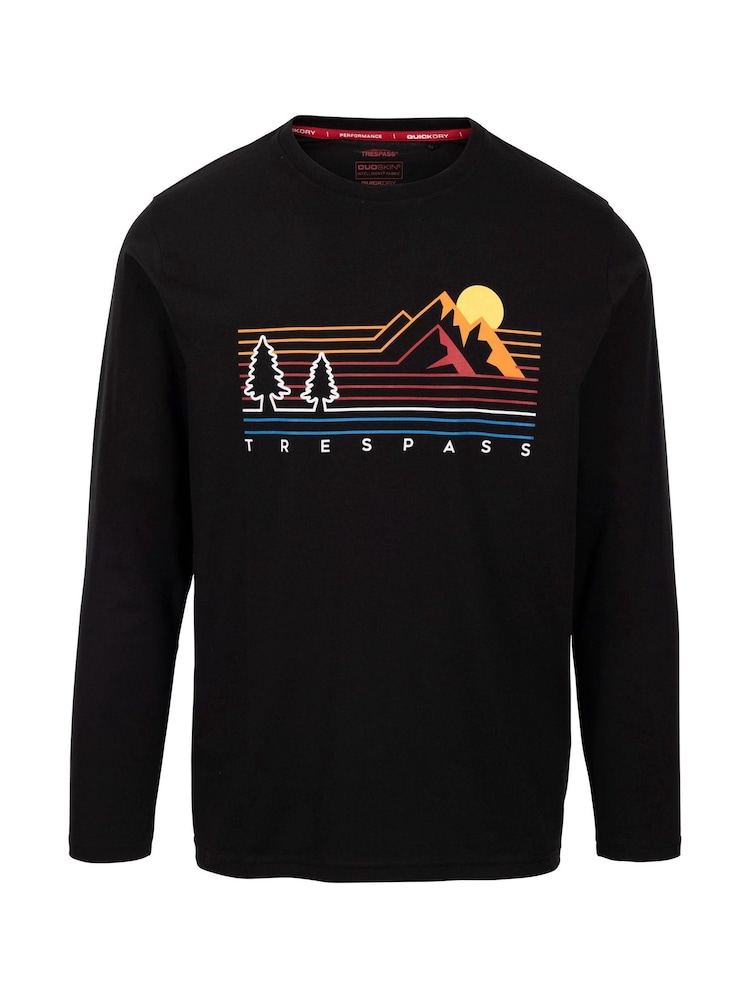 Trespass Male Macley Casual Black T-Shirt - صورة 1 من 2