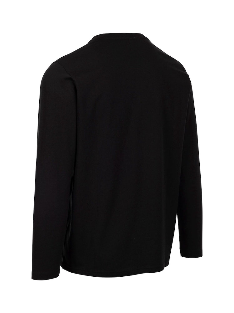Trespass Male Macley Casual Black T-Shirt - صورة 2 من 2