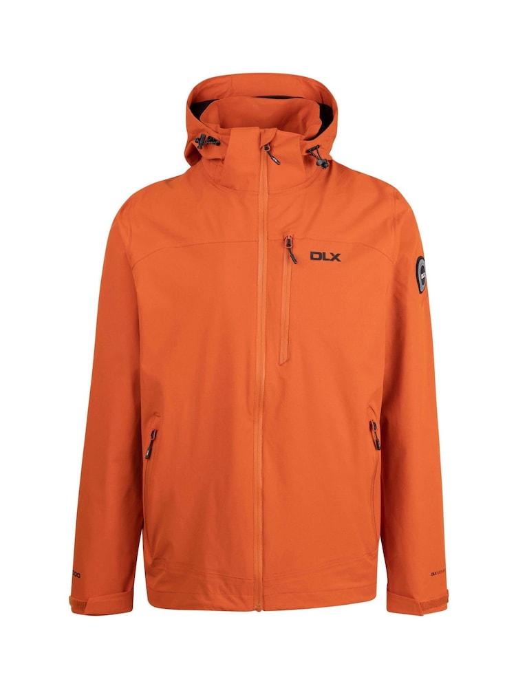 DLX Male Orange Montgomery Rainwear Jacket - Imagen 1 de 2