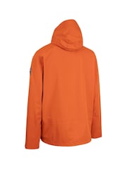 DLX Male Orange Montgomery Rainwear Jacket - Imagen 2 de 2