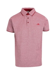 Trespass Male Red Skate 100% Cotton Polo T-Shirt - Image 1 of 2
