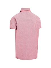 Trespass Male Red Skate 100% Cotton Polo T-Shirt - Image 2 of 2
