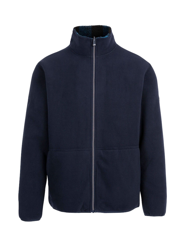 Trespass Male Blue Tatsfield Fleece Jacket AT400 - Image 1 of 2