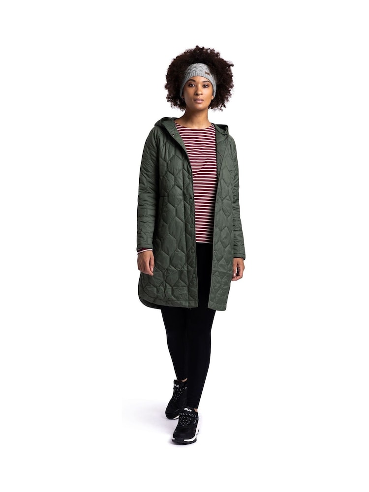 Trespass Female Green Phase Casual Jacket - Image 2 of 7 Trespass Female Green Phase Casual Jacket - Image 2 of 7