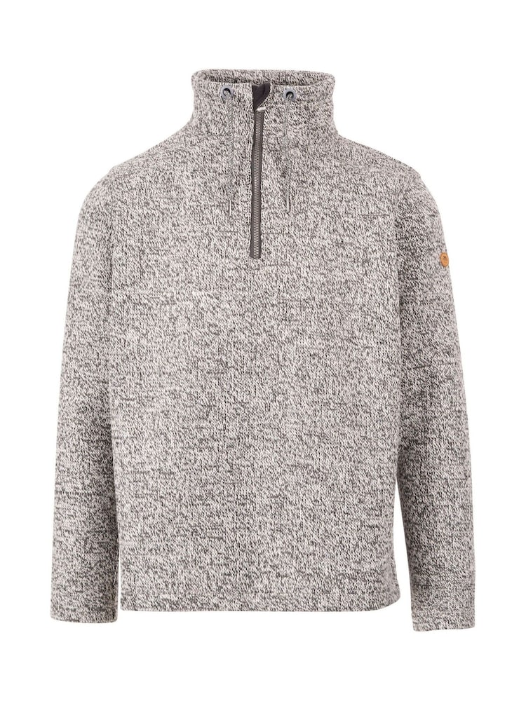 Trespass Male Grey Paythorne Casual Fleece Sweater - Image 1 of 2 Trespass Male Grey Paythorne Casual Fleece Sweater - Image 1 of 2