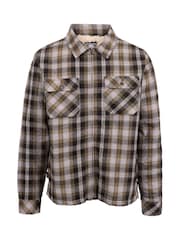 Trespass Male Green 100% Cotton Danehill Sherpa Lined Shirt - Image 1 of 2
