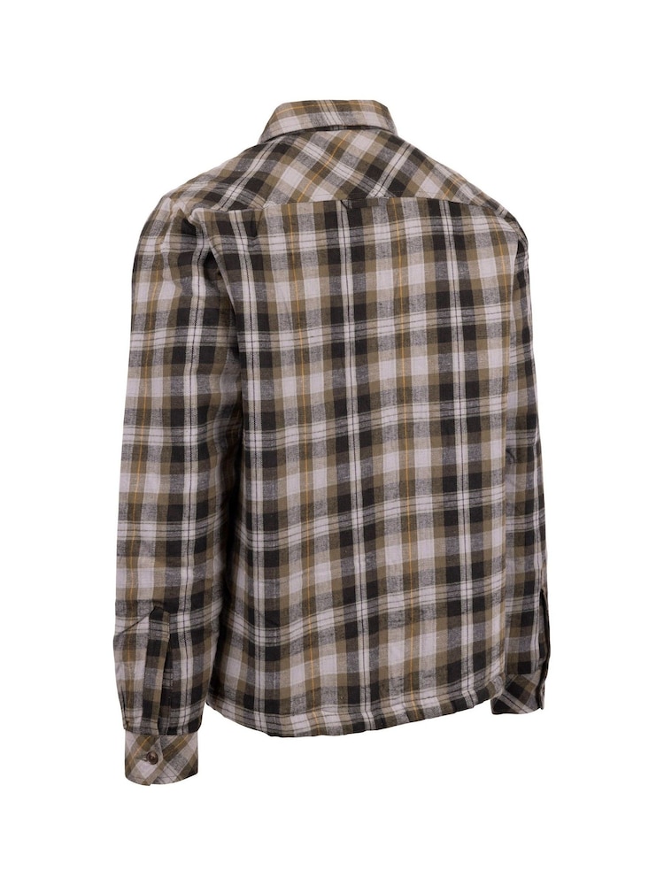 Trespass Male Green 100% Cotton Danehill Sherpa Lined Shirt - Image 2 of 2