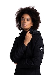 Trespass Female Bitsy Down Black Jacket - Image 5 of 8