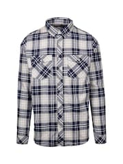 Trespass Male Blue Dawlish Check 100% Cotton Shirt - Image 1 of 2