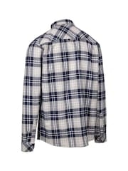Trespass Male Blue Dawlish Check 100% Cotton Shirt - Image 2 of 2