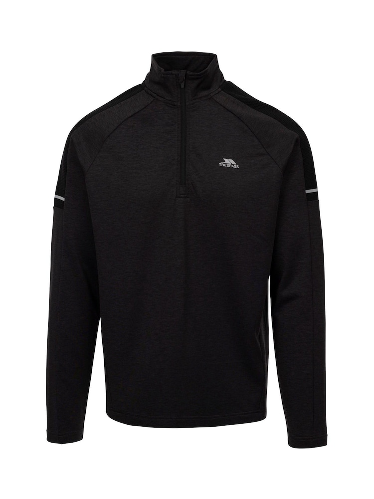 Trespass Male Caldez Active Black Top - Image 1 of 2