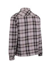 Trespass Male Grey Danehill Sherpa Lined 100% Cotton Shirt - Image 2 of 2