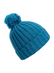 Gorro azul con pompón para hombre de Trespass - Imagen 3 de 3