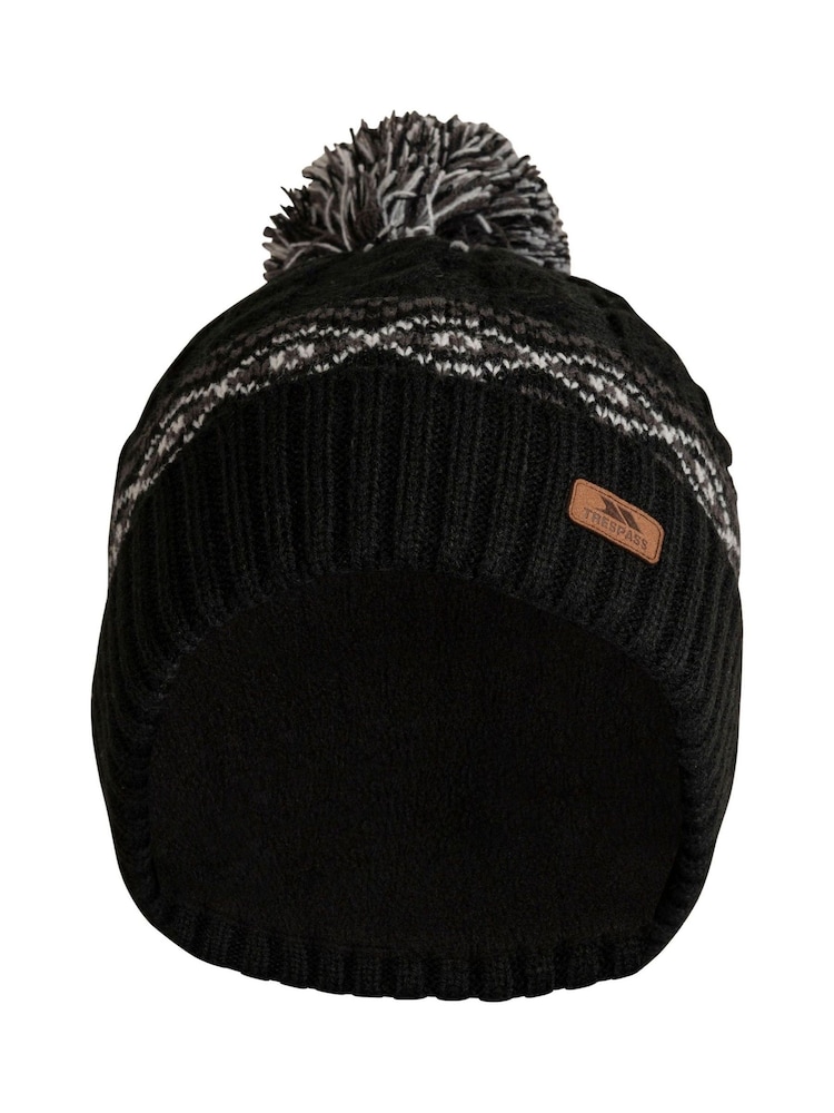 Trespass Male Andrews Black Hat - Image 2 of 2