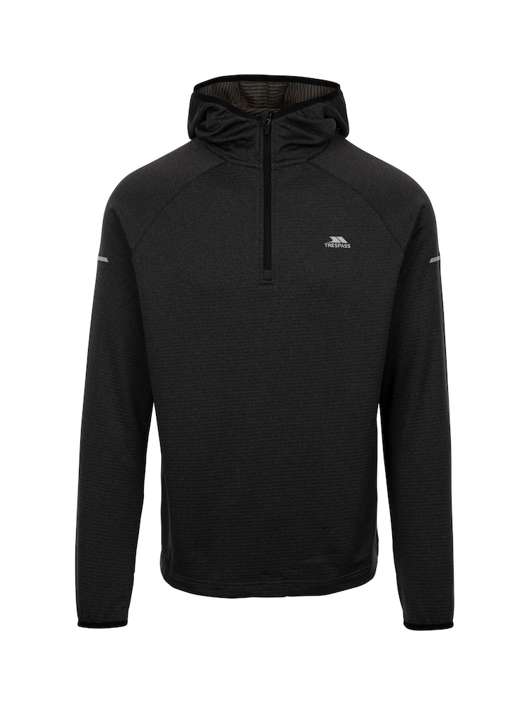 Trespass Male Montgo Active Black Hoodie - Image 1 of 2