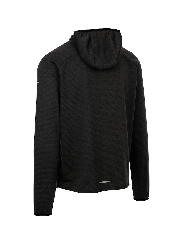 Trespass Male Montgo Active Black Hoodie - Image 2 of 2