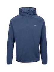 Trespass Male Blue Montgo Active Hoodie - Image 1 of 2