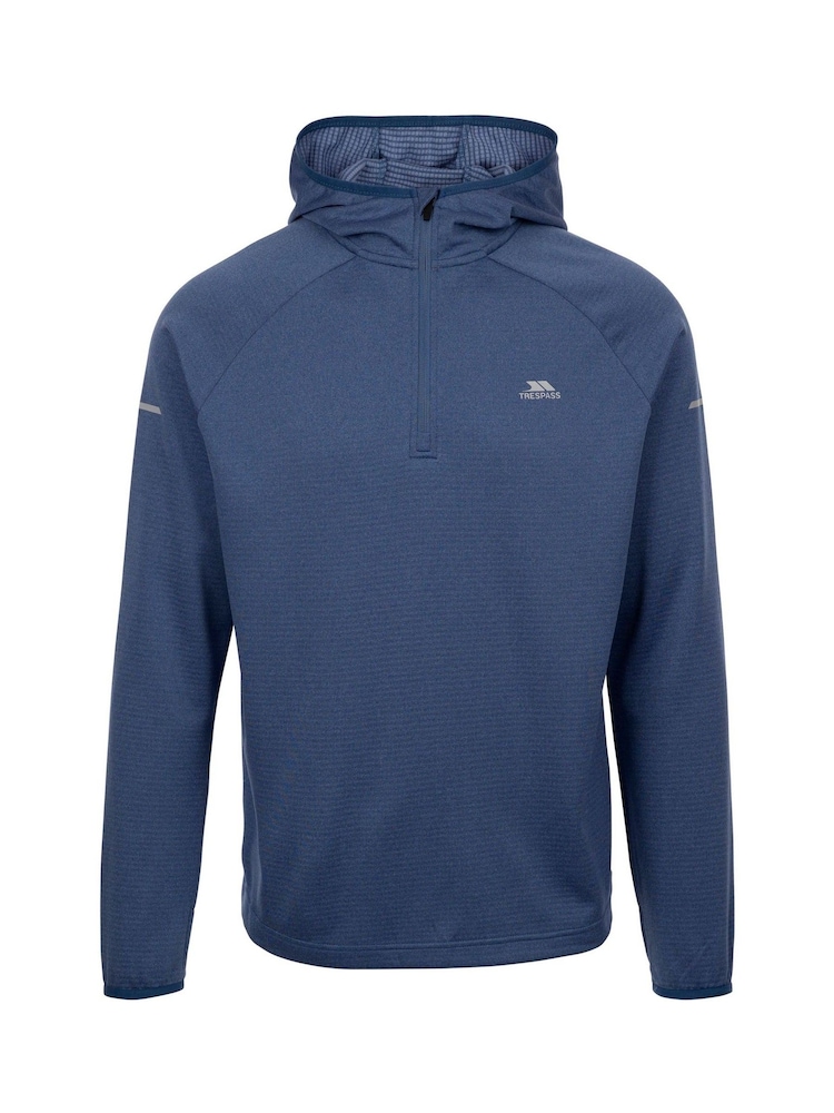 Trespass Male Blue Montgo Active Hoodie - Image 1 of 2