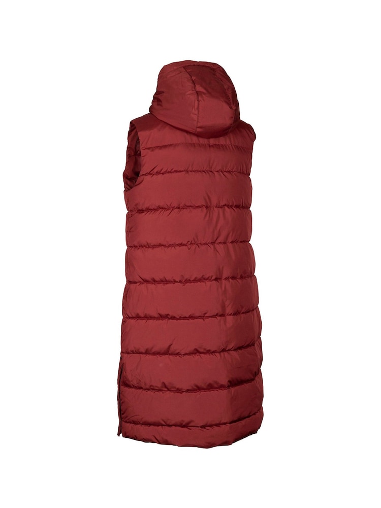 Trespass Female Red Leona Padded Gilet - Image 2 of 2