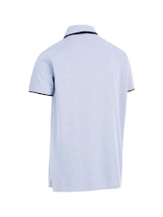 Trespass Mens Blue Skate 100% Cotton Polo Shirt - Image 2 of 2