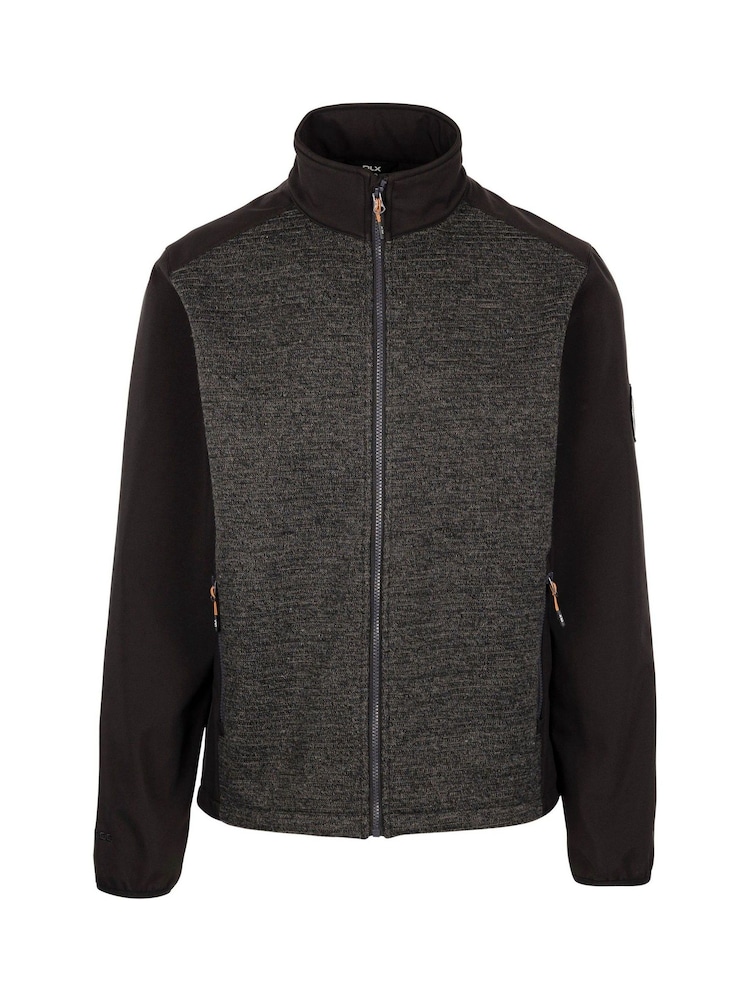 DLX Black Mens Mariano Softshell Black Jacket - Image 1 of 2