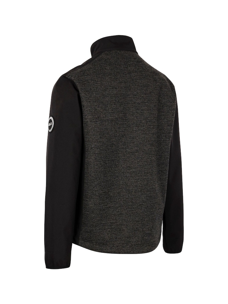 DLX Black Mens Mariano Softshell Black Jacket - Image 2 of 2