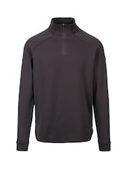 DLX Black Black Male Damian Black Half Zip Sweatshirt - Image 1 of 2