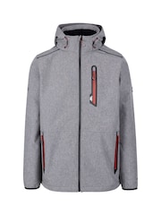 Trespass Mens Anak Softshell Grey Jacket - Image 1 of 2